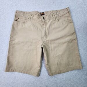 Timberland Pro Shorts Mens 42 Khaki Original Fit Irregular‎ Workwear Utility
